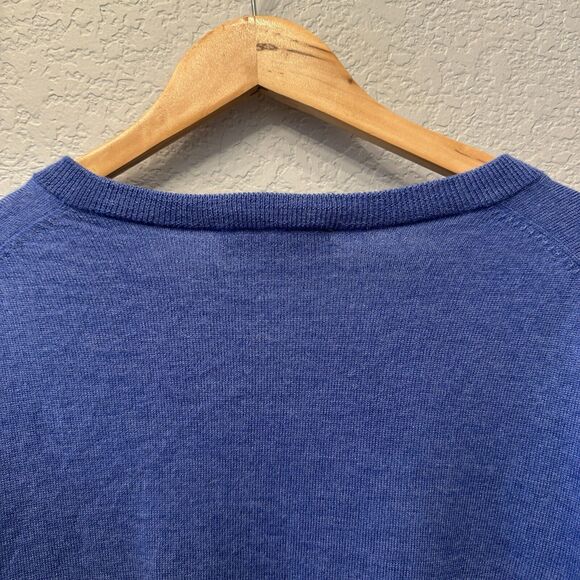 Hart Schaffner Marx XL Extra Fine Merino Wool Pullover V-Neck‎ Sweater - Picture 6 of 11